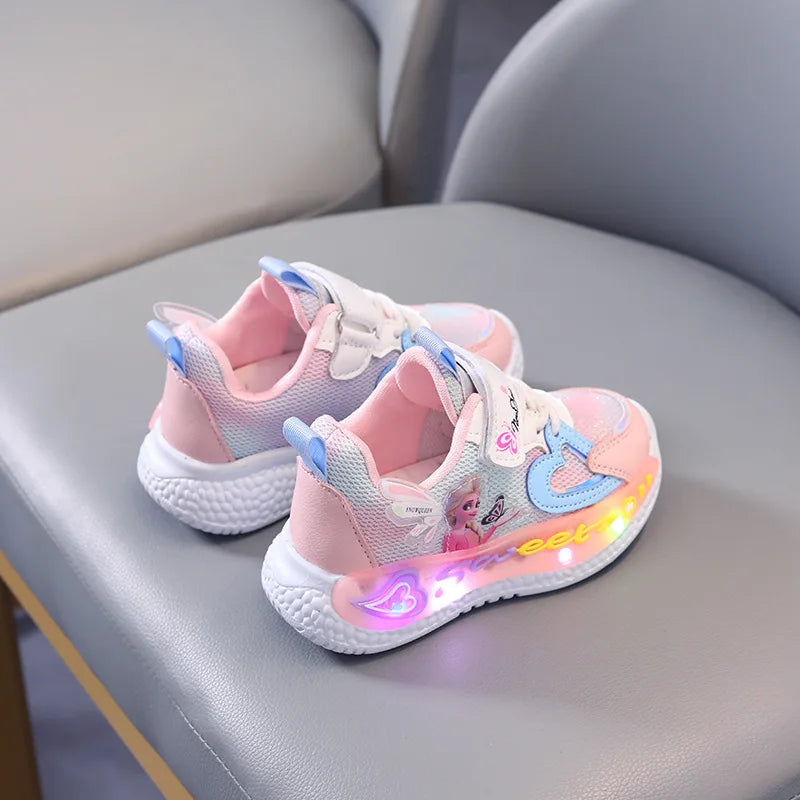 Tênis Frozen Velcro Infantil