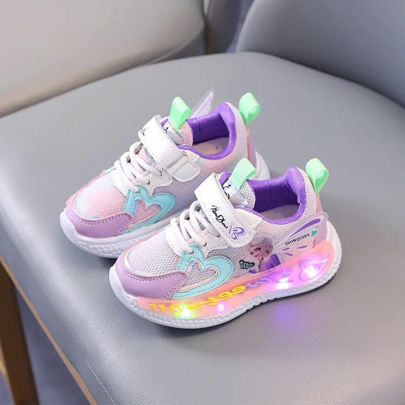 Tênis Frozen Velcro Infantil