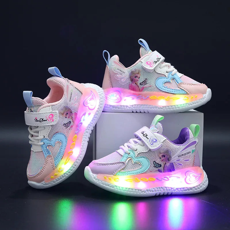 Tênis Frozen Velcro Infantil