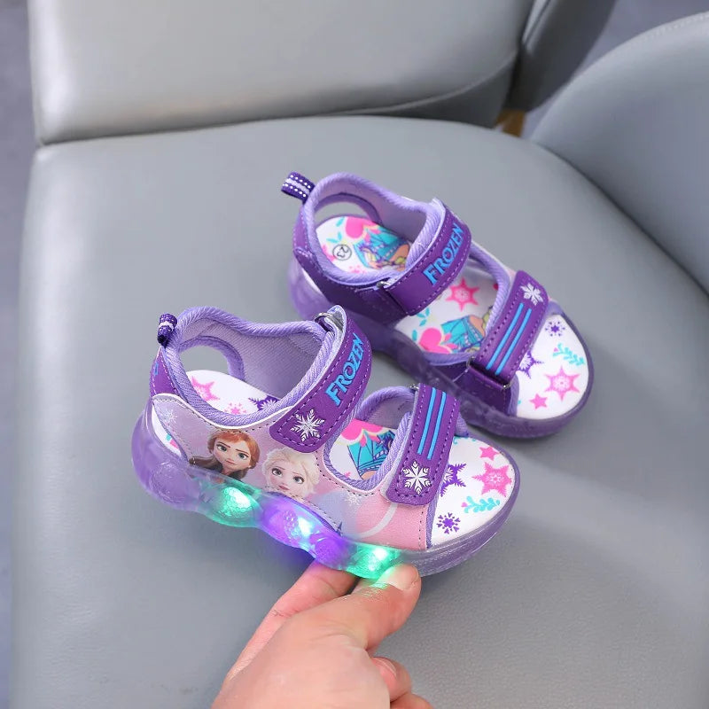 Sandália Frozen Elsa Infantil