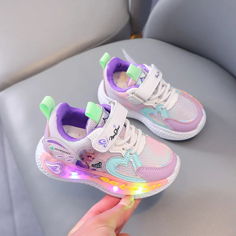 Tênis Frozen Velcro Infantil
